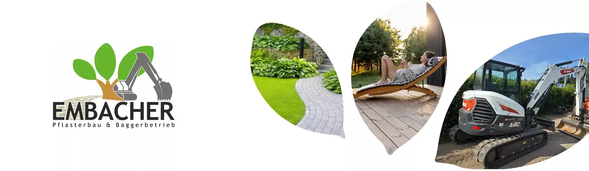 Daniel Embacher - Baggerarbeiten Pflasterarbeiten Garten- und Landschaftsbau
